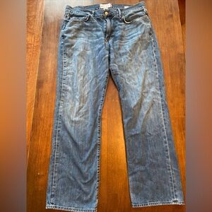 Lucky Brand 363 Vintage Straight Jeans Mens 34x30 Blue Medium Wash USA Made